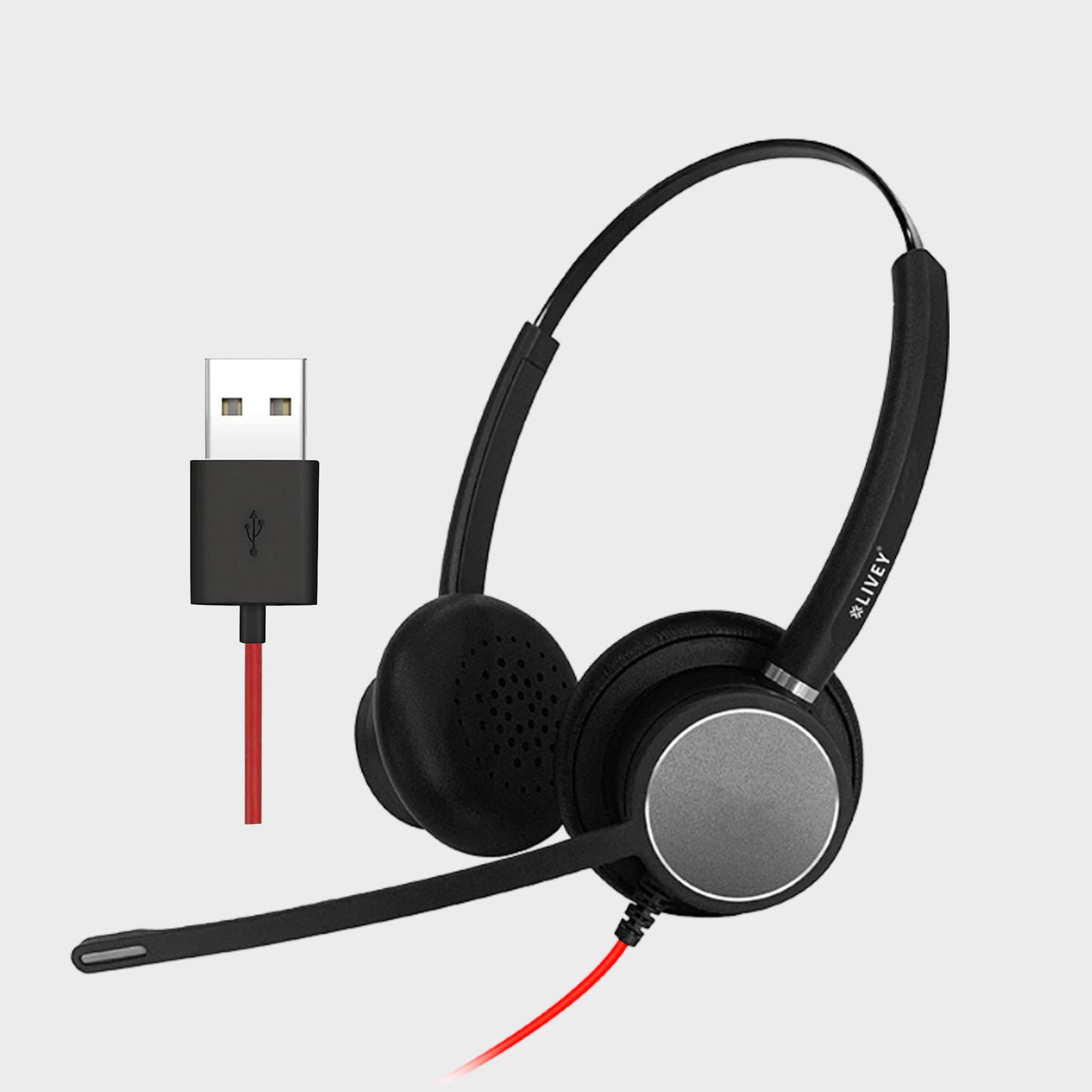 LIVEY 510DU ENC USB Headset, Optimized for UC