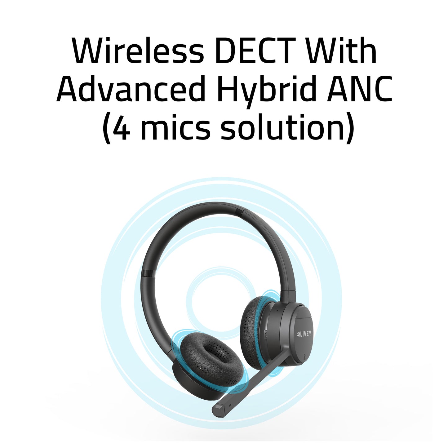 LIVEY D600 DECT Headset