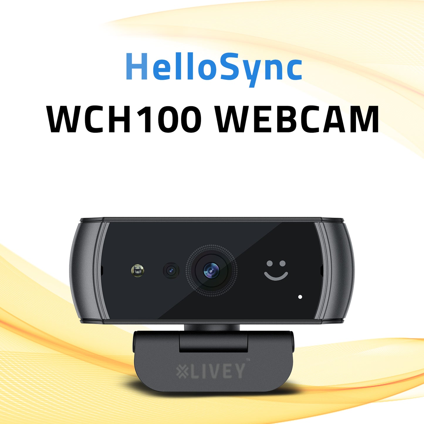 LIVEY WCH100 HelloSync QHD 2k Webcam