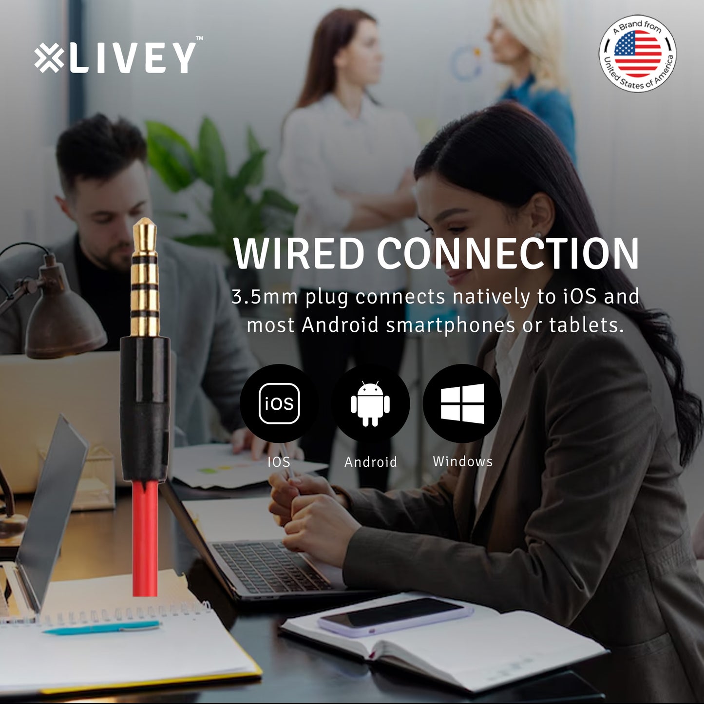 LIVEY Audixa 410DJ 3.5mm Headset
