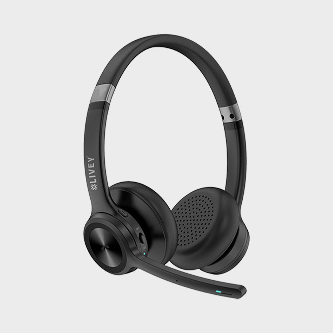 LIVEY 720BT UC Headset with Dual ENC Mics & Teams Ready