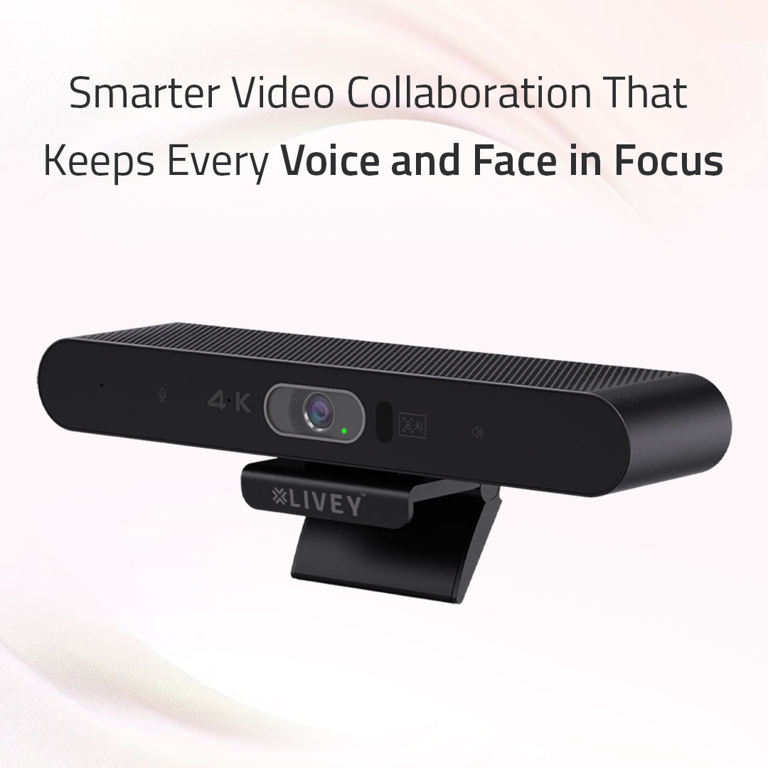RealSight ePTZ500 True 4K AI Video Bar with Auto Face & Voice Tracking
