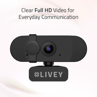 WC300 Full HD 1080p Webcam with Built-In Mic & Privacy Filter