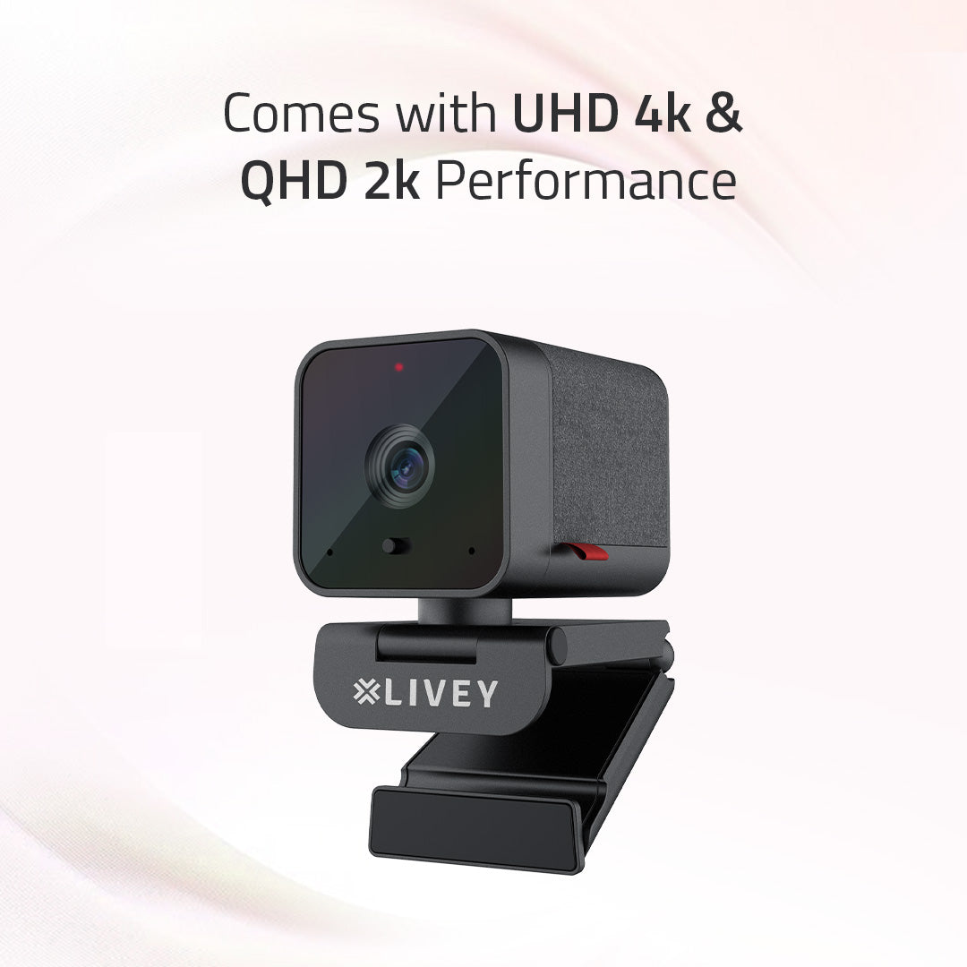 RealSight WC450 UHD 4K Webcam with Dual Mic & Auto Focus