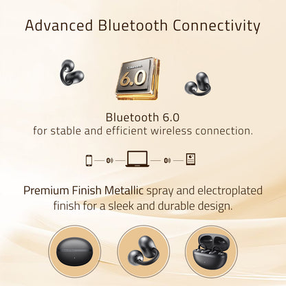 LIVEY OpenEar 760BT Headset with Intelligent Audio, Self Adaptive Technology