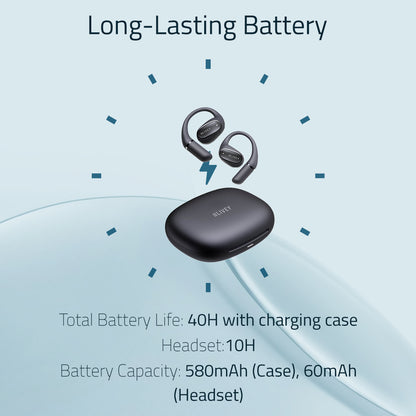 LIVEY Audixa OpenEar 770BT Headset with AI Environmental Noise Cancellation Algorithm, Engineered for All-Day Comfort!