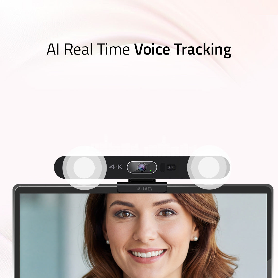 RealSight ePTZ500 True 4K AI Video Bar with Auto Face & Voice Tracking