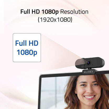 WC300 Full HD 1080p Webcam with Built-In Mic & Privacy Filter