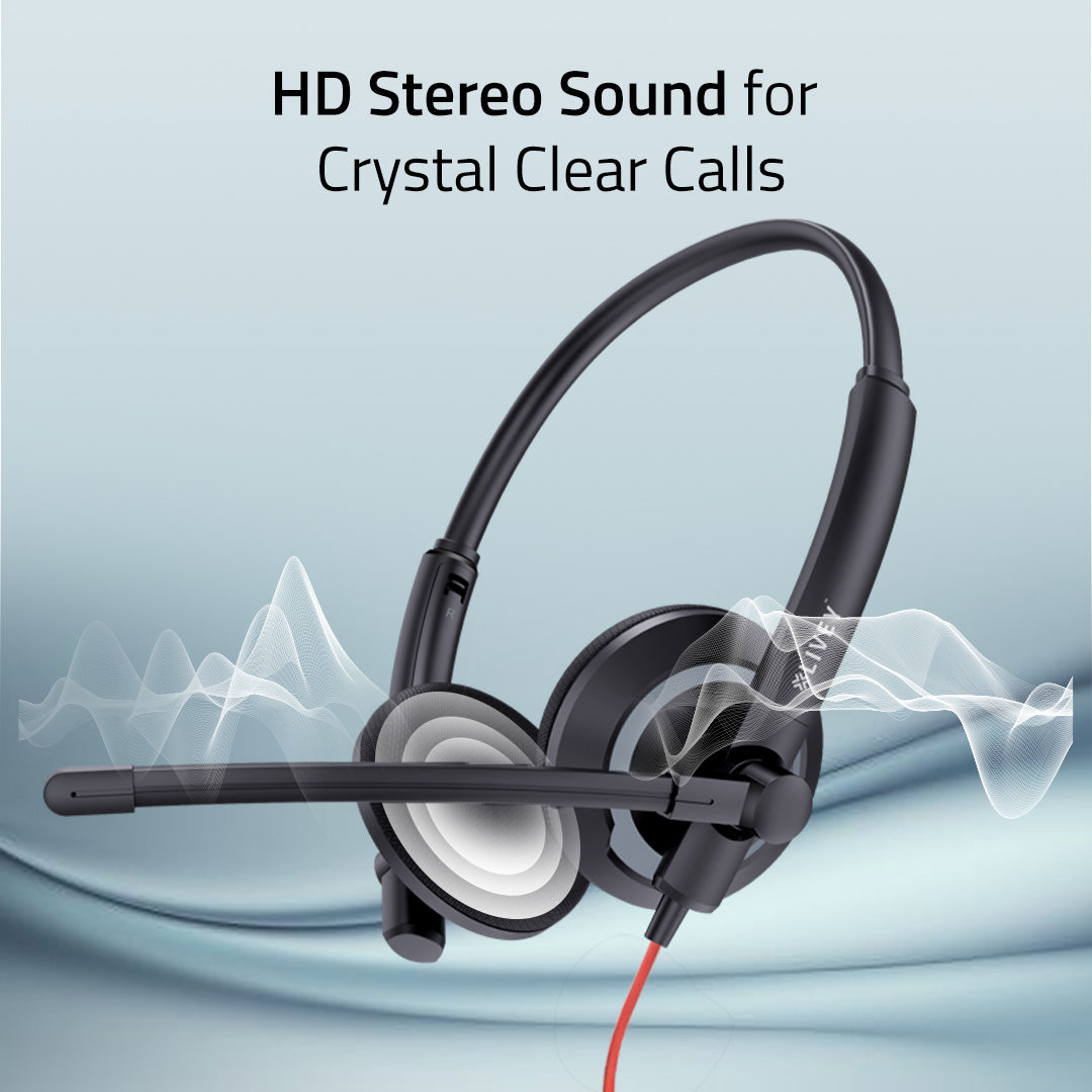 LIVEY Audixa 410DMC Plus ENC USB Headset, Optimized for UC