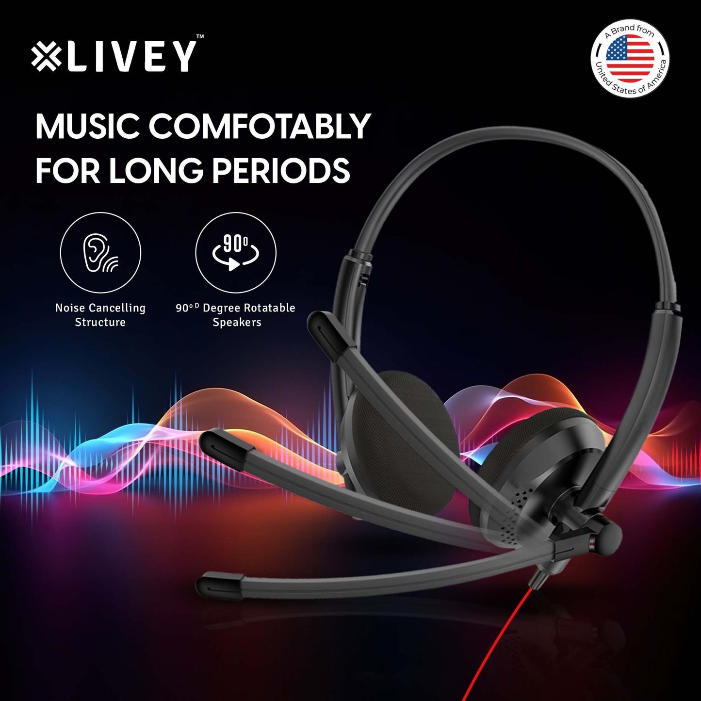 LIVEY Savvy 410 Series Headset