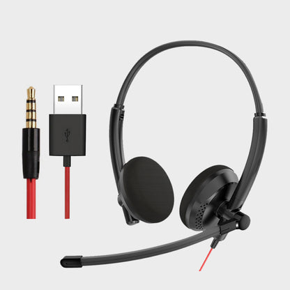 LIVEY 410DJU Dual Option 3.5mm+USB Headset