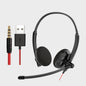 LIVEY 410DJU Dual Option 3.5mm+USB Headset