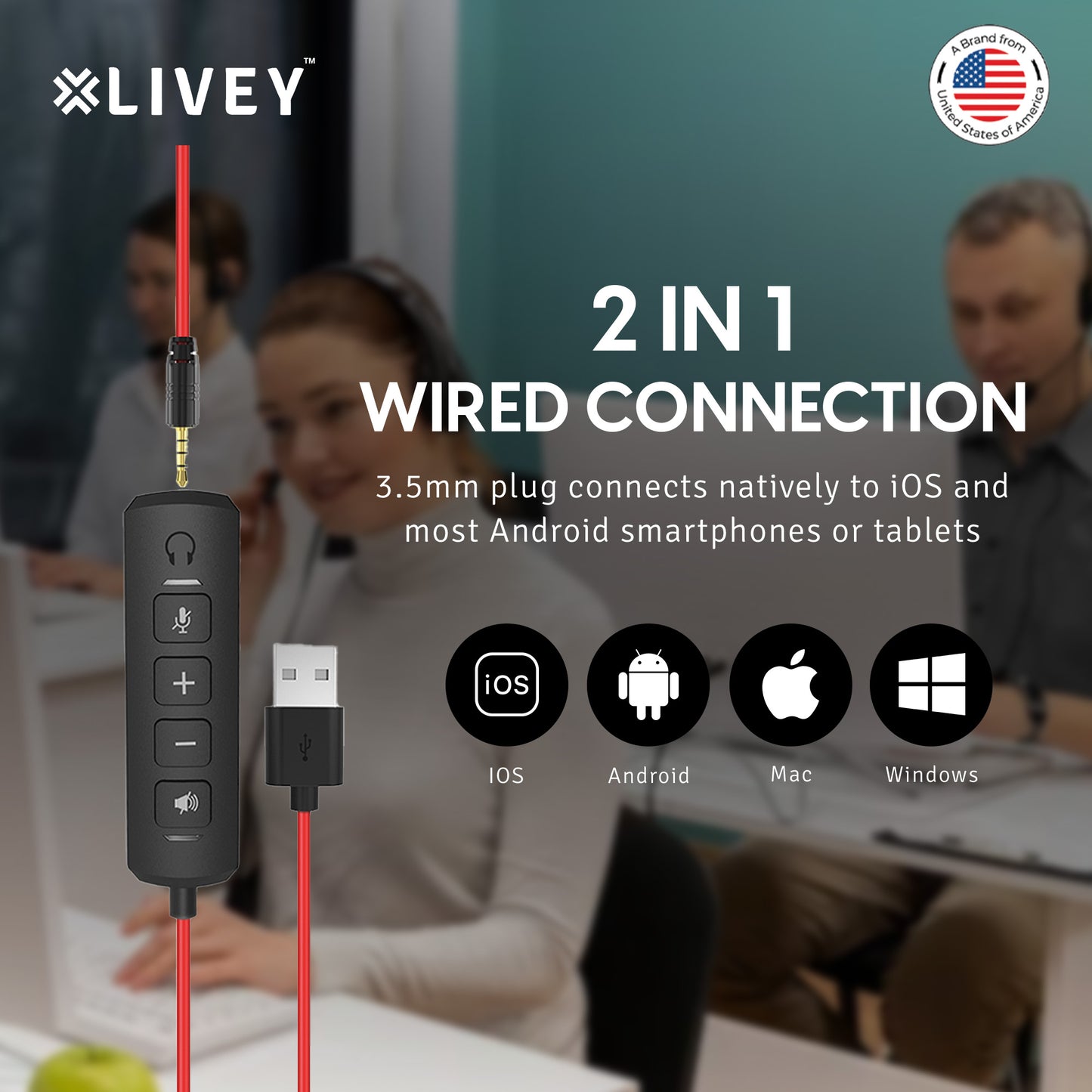 LIVEY Savvy 410 Series Headset