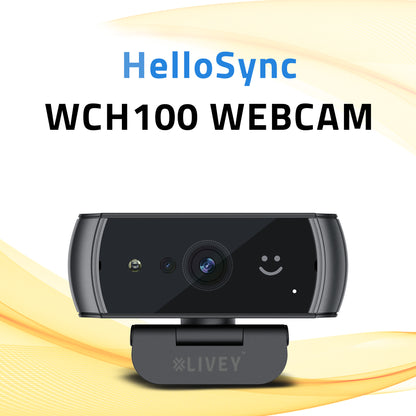 LIVEY WCH100 HelloSync QHD 2k Webcam