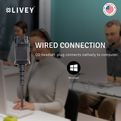 LIVEY 410DP QD Headset